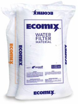 многокомпонентная загрузка Ecomix А очистка от железа, марганца, солей жесткости, аммония и органических соединений